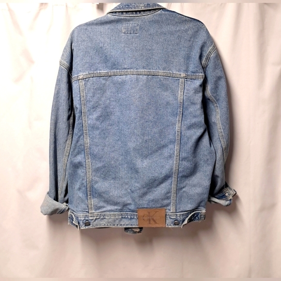 Women's Vintage Calvin Klein Denim Jacket Size M - Picture 4 of 5